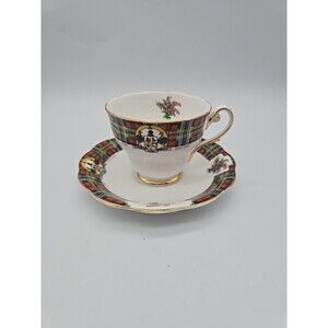 Royal Standard Bonnie Scotland Clan Maclean Tea Cup and Saucer Set